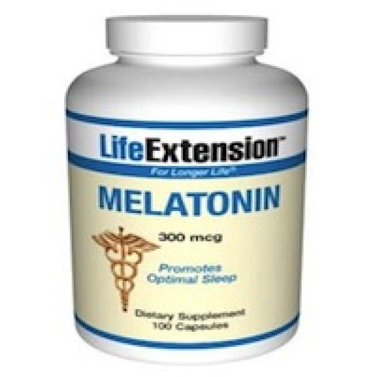 LIFE EXTENSION MELATONINA 300 MCG 100 CAP